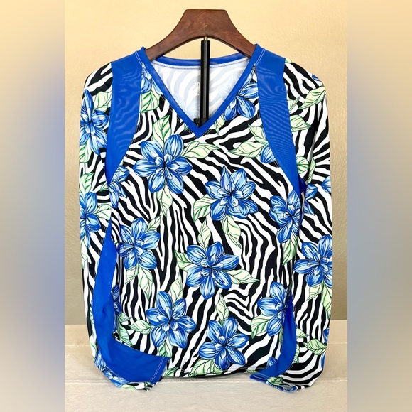 Tail Tops - Golf/tennis top Tail activewear long sleeve top size small